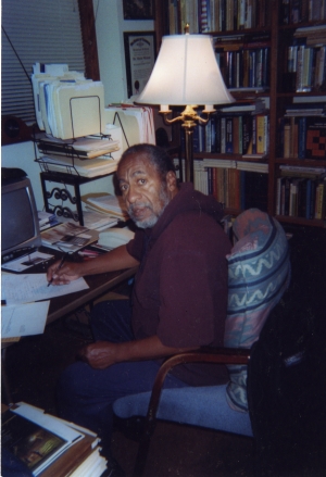 Mickens in his home office.