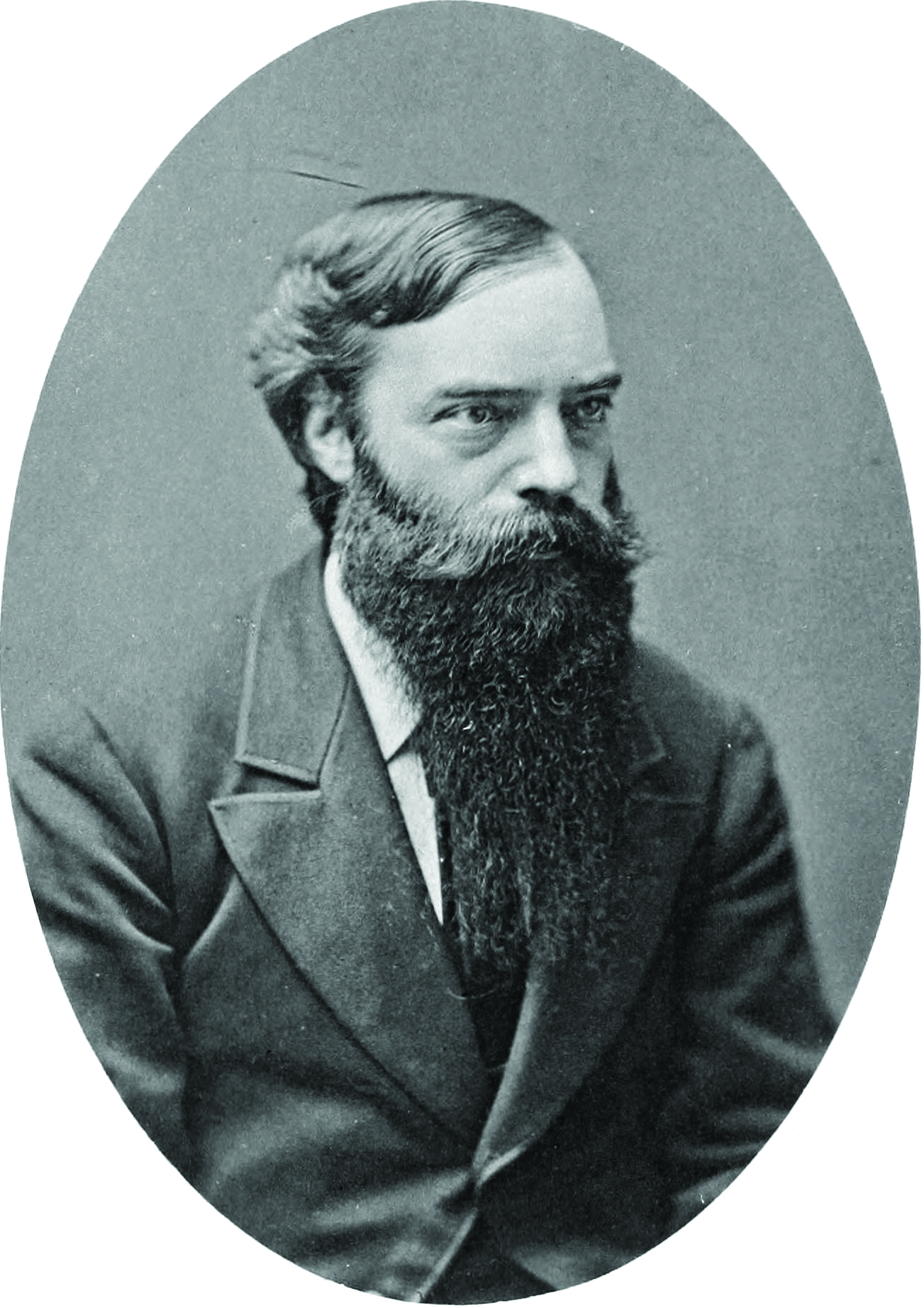 A man with a prodigious beard wearing a suit and tie.