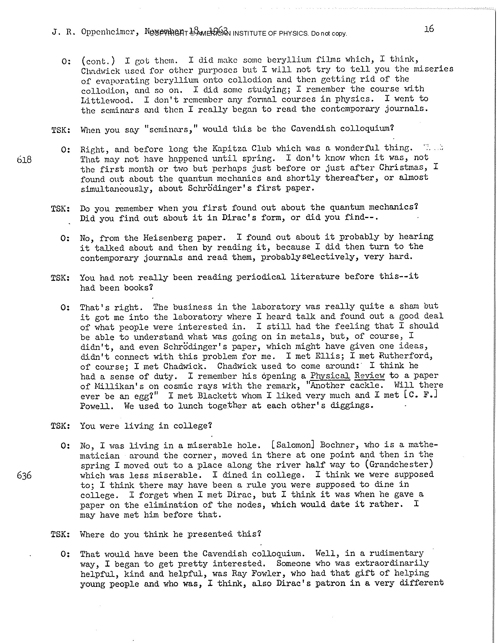 A page of a typewritten manuscript.