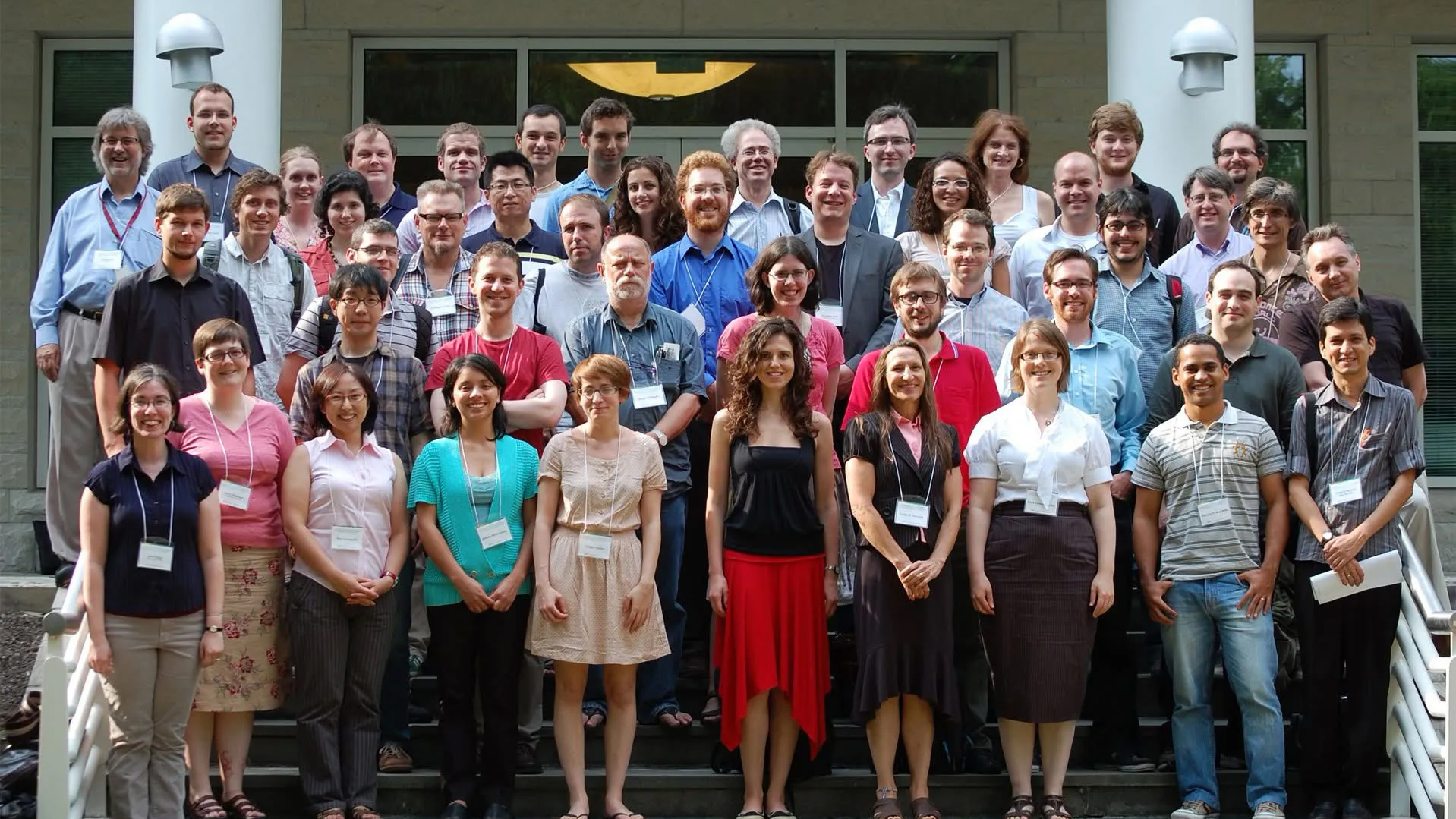 First Early Career Conference group photo color wide crop