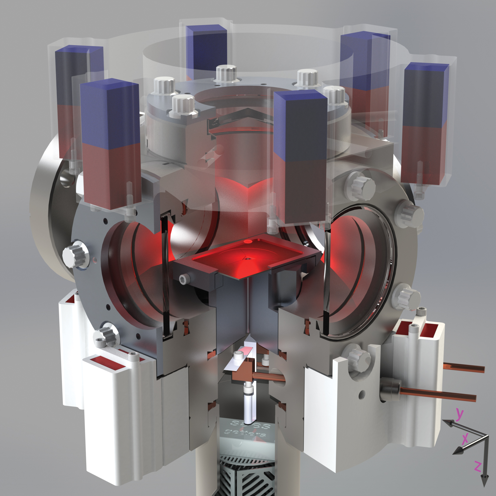A rendering of a device to determine low pressure.
