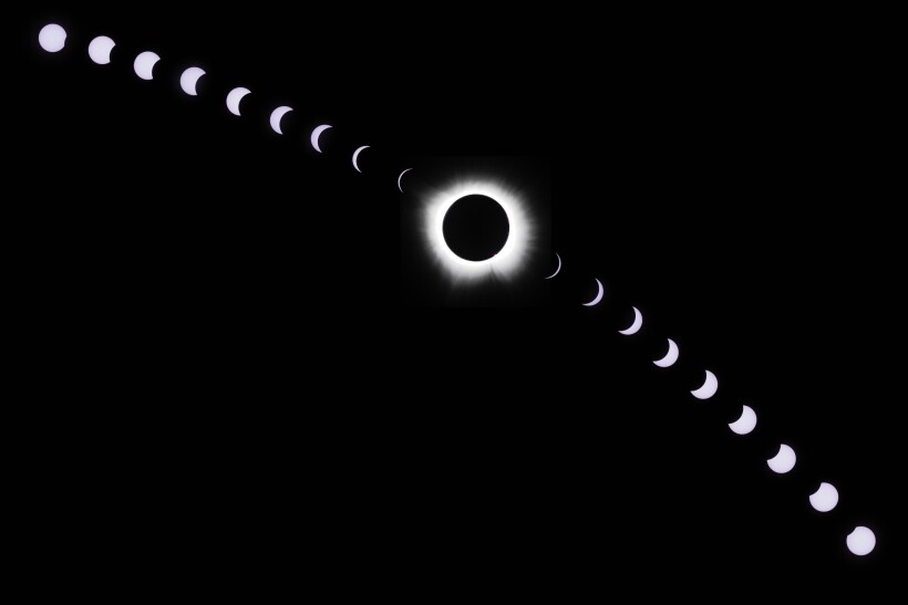 Larry Tarr Eclipse 2024 Sequenced Photos