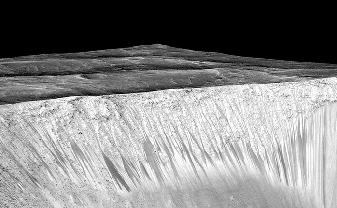 Liquid water inferred on present-day Mars - Physics Today