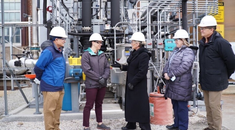 Granholm tours carbon capture plant