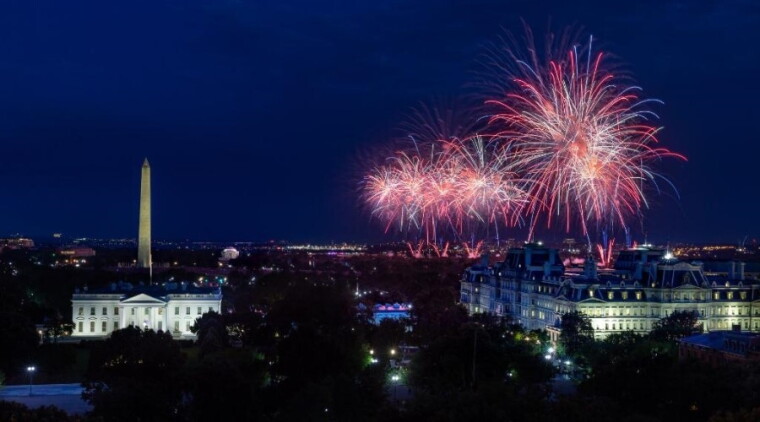Fireworks over Washington, D.C.