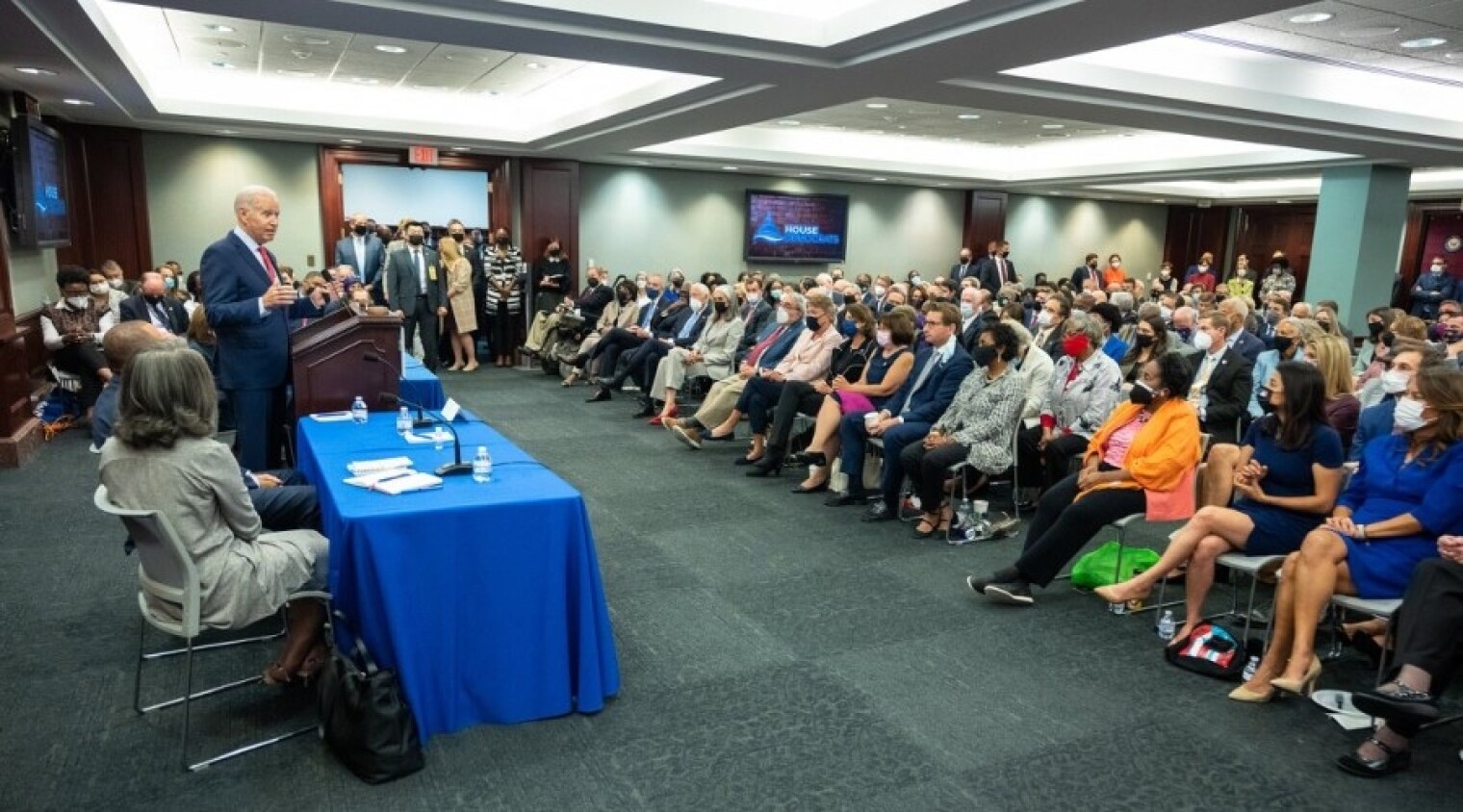 Biden visits the Capitol