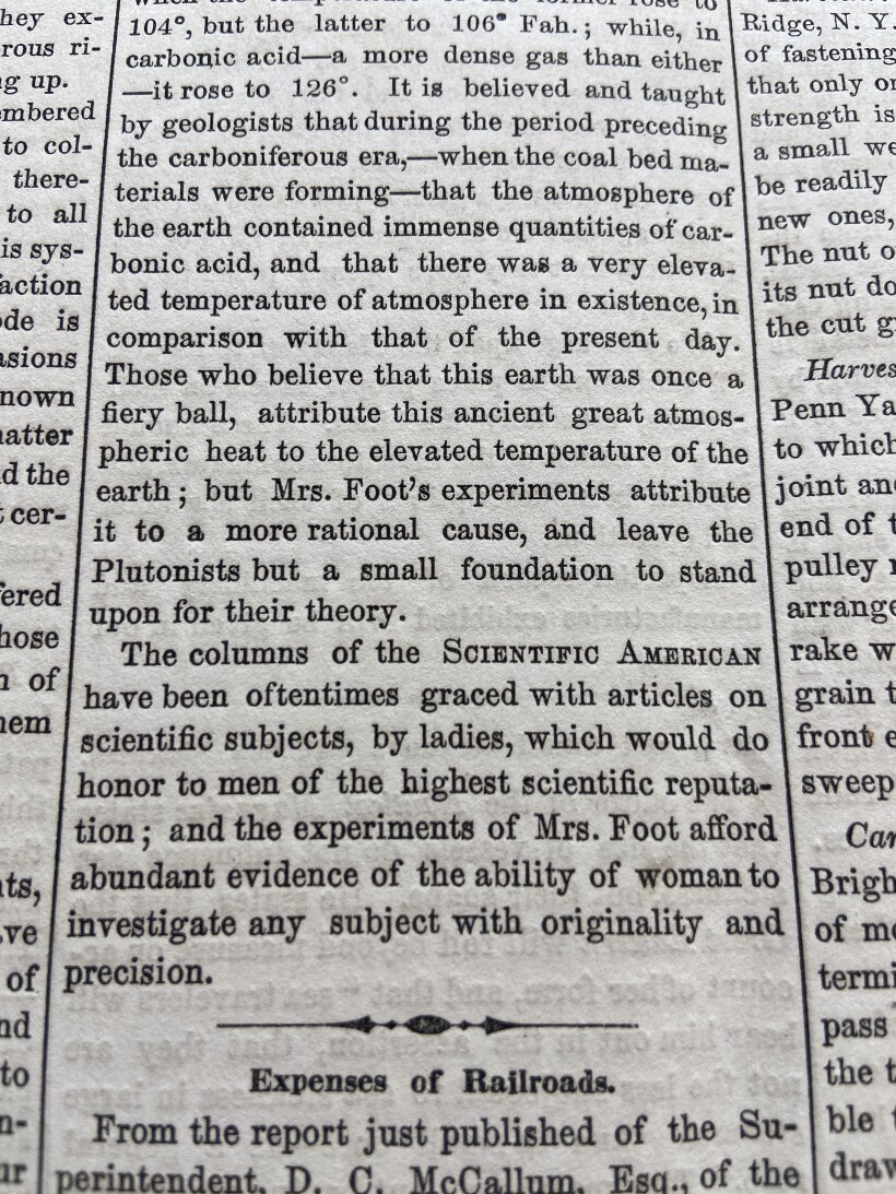 Conclusion of "Scientific Ladies"