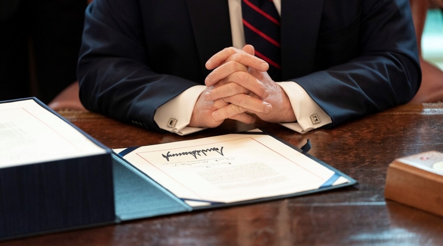 President Trump signed Congress’ third coronavirus relief bill shortly after the House passed it by voice vote on March 27. The Senate approved the measure by a 96 to 0 vote earlier in the week.