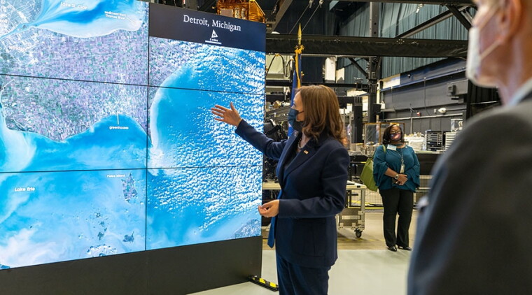 Kamala Harris at Goddard