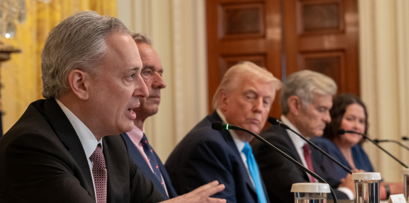 Chair of the President's Council of Advisors on Science and Technology David Sacks speaks at an event in 2025.