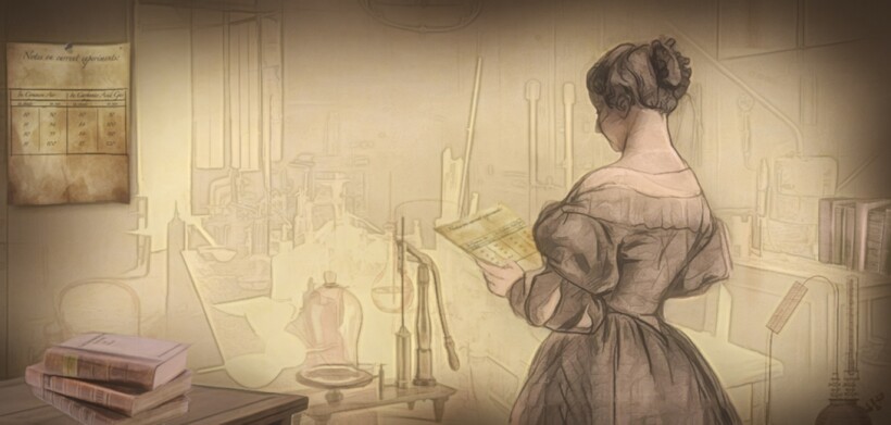 Illustration of Eunice Foote