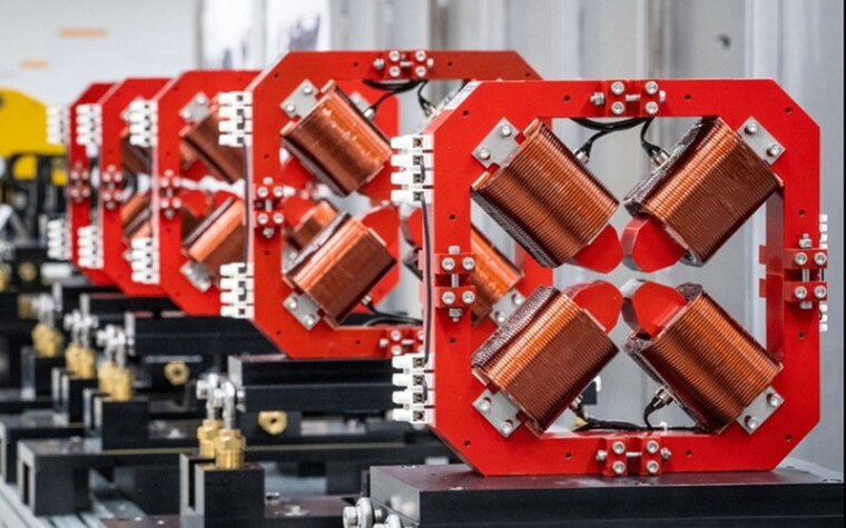 A series of magnets