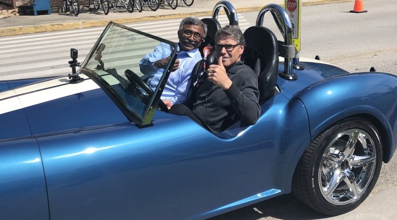 Energy Secretary Rick Perry and Oak Ridge National Laboratory Director Thomas Zacharia