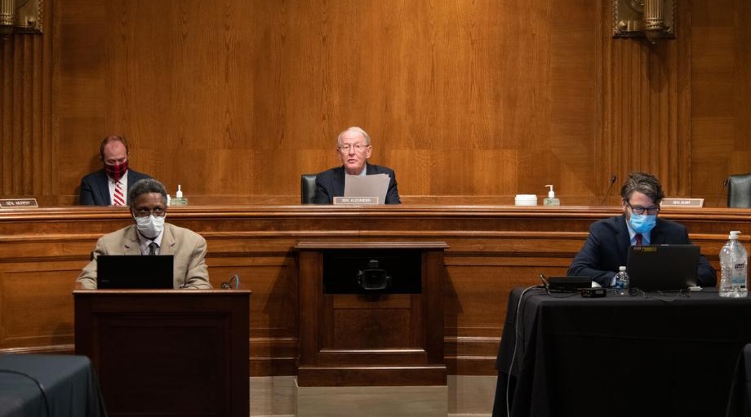Sen. Lamar Alexander (R-TN) is chairing a hearing this week on progress in vaccine development for COVID-19. 