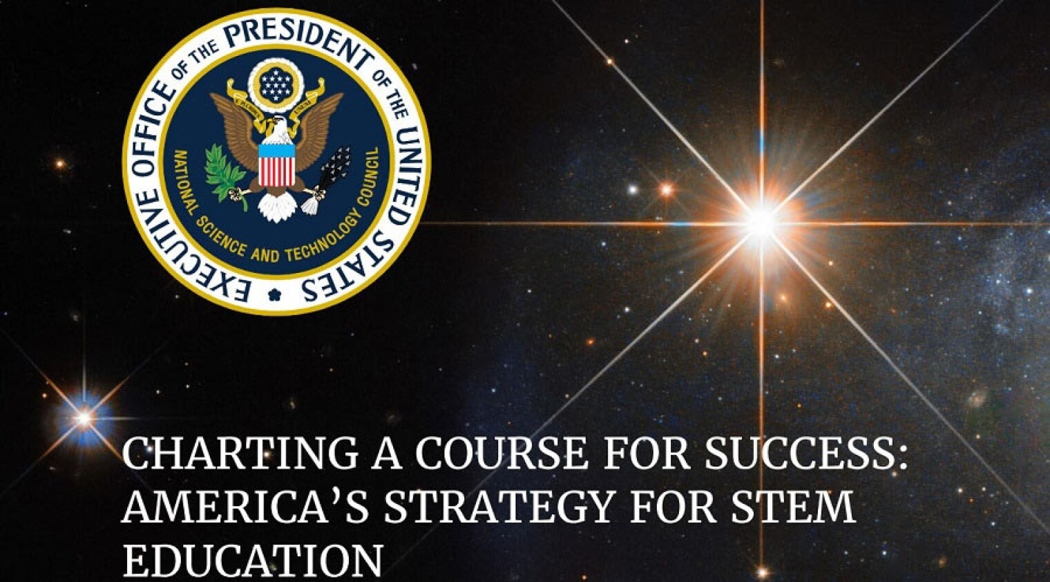 White House STEM Education Strategy Report Cover