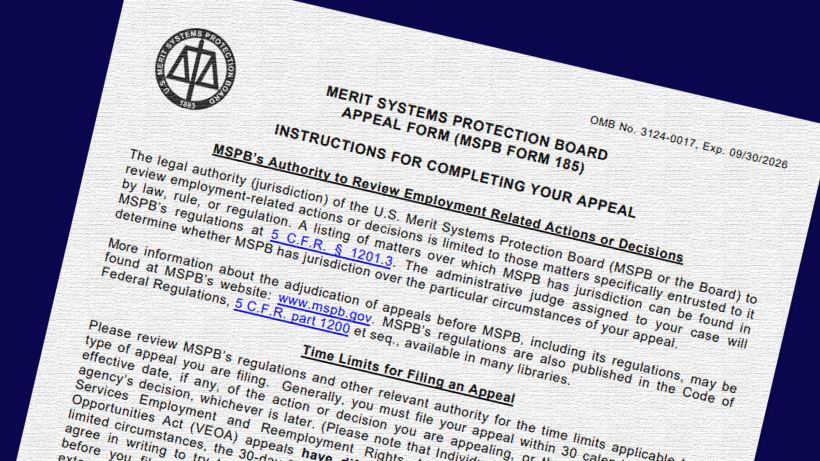 Mspb Process OPM Seeks to Speed up Layoffs, Take Control of Appeals Processes - AIP.ORG