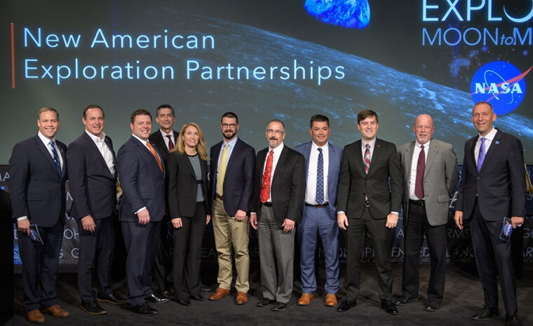 NASA commercial lander announcement