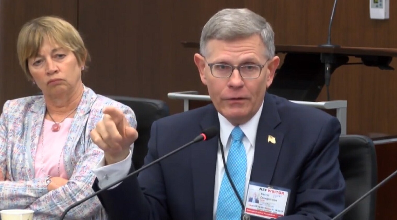 OSTP Director Kelvin Droegemeier and Maria Zuber