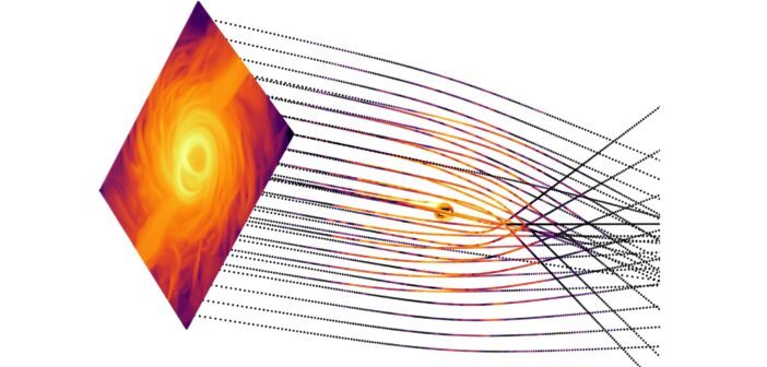 Featured Image: Following Photons Through Curved Spacetimes disp image
