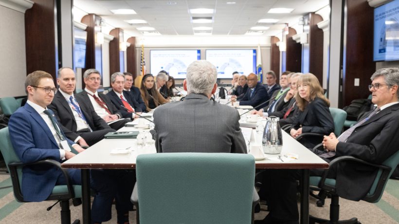 Energy Secretary Chris Wright meets with all 17 National Lab directors in April.