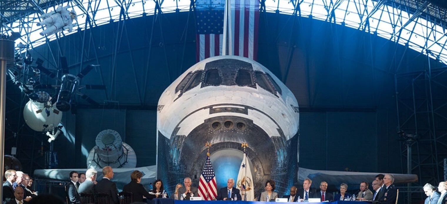 National Space Council meeting