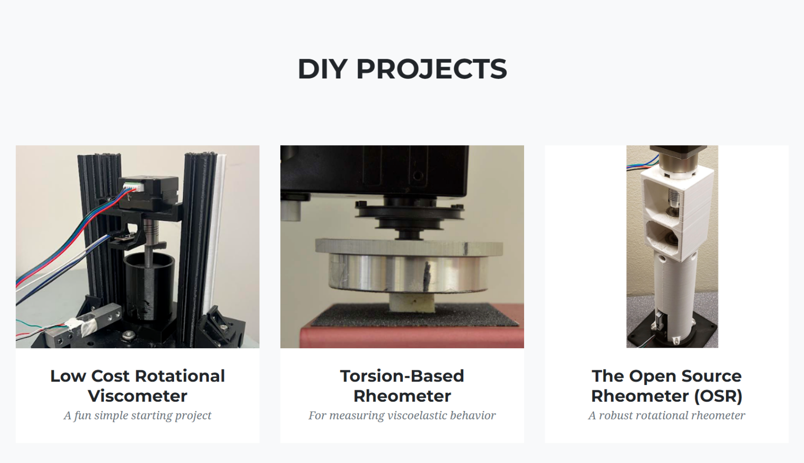Diy Rheometry DIY Rheology Hub